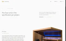 Saunaline sauna models page